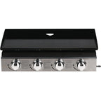 Plancha "presto 4" - 4 Quemadores -  9.7kw - Gris