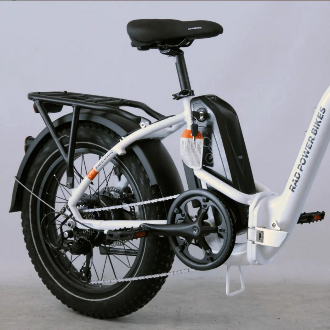 Vélo électrique pliable RadPower Bikes RadExpand 5, blanc