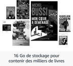 Amazon Kindle (Nouvelle génération) - Le plus léger et compact, avec écran antireflets, changements de page plus rapides et éclairage avant réglable - 16 Go - Avec publicités - Noir