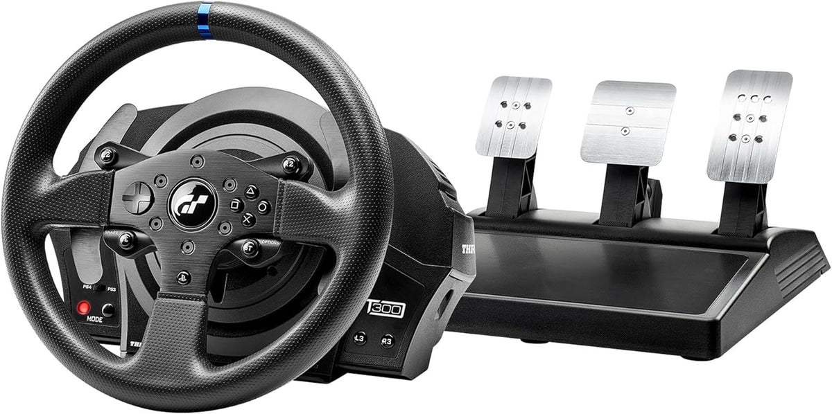 Thrustmaster T300RS GT & TH8S – Volant de Course et Levier de Vitesse Haut de Gamme pour PS5, PS4, PC – Retour de Force Réaliste & Précision Optimale