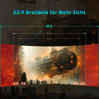 TITAN ARMY 49“ Ecran PC Gamer Incurvé, 144Hz, DFHD 3840 x 1080, Ultrawide 1800R VA Ecran Gaming, 32:9, HDR400, G-Sync & FreeSync, 99% sRGB, USB Type-C 65W, Réglable en Hauteur, HDMI, DP, C49SHC