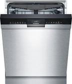 Siemens SN43ES14VE, iQ300 Lave-vaisselle intelligent, lave-vaisselle sous meuble avec tiroir à couverts, 60 cm, ouverture automatique de la porte grâce à AutoOpen dry, particulièrement silencieux avec