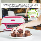 Cake Factory Délices, Machine à gâteaux, 5 programmes, mode manuel, moules muffins, cakes, madeleines, donuts