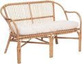 Atmosphera - Banquette 2 Places Neta - rotin et Coton