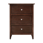 Daniel 3-drawer Transitional Wooden Nightstand