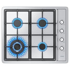 Plaque de cuisson gaz IsEasy MGBS-314A 4 feux Inox