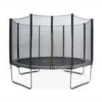 Cama Elástica Con Protección Red De 370cm, Gris