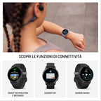 Garmin vívoactive 5 - Montre connectée GPS Sport et santé – Metallic Blue avec Bracelet Bleu Marine (Reconditionné)