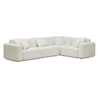 Nismaaya Pascal Modular Sofa Ivory White 4 Seater Corner