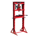 Wiltec presse hydraulique 20t, cadre atelier, 680x600x1500mm, vérin + manomètre