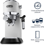 De'Longhi EC685M Dedica Deluxe Automatic Espresso Machine,35 oz, 1, Metallic