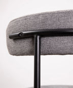 Silla de Comedor en Tela y Metal Alexia