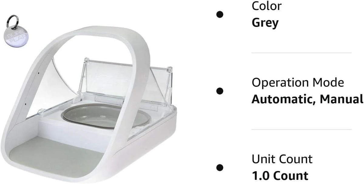 Alimentador Automático para Mascotas - Alimentador con Microchip para Mascotas – MPF001 – Adecuado para Comida Húmeda y Seca – Toalla para Mascotas eOutletDeals de regalo