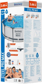 Bestway Steel Pro Max Kit Piscine Hors Sol 3,66 x 1,00 m