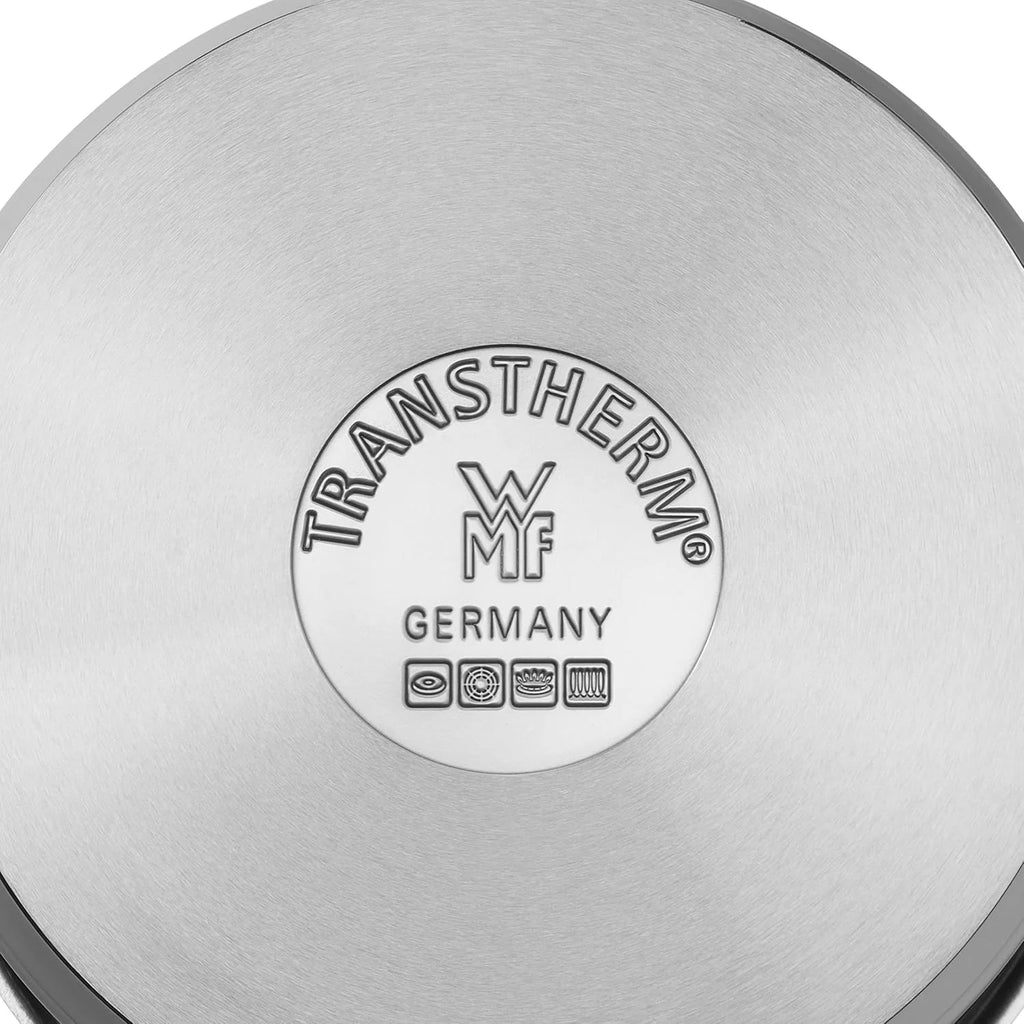WMF Function 4 - Batería de Cocina 5 Piezas, Acero Inoxidable Apto para Inducción, 1 cacerola baja de 20 cm, 3 cacerolas altas de 16 cm, 20 cm y 24 cm con tapa, 1 cazo 16 cm