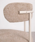 Silla de Comedor en Tela y Metal Alexia