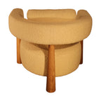 Faber 3+1+1 Seater Oak Wood Sofa
