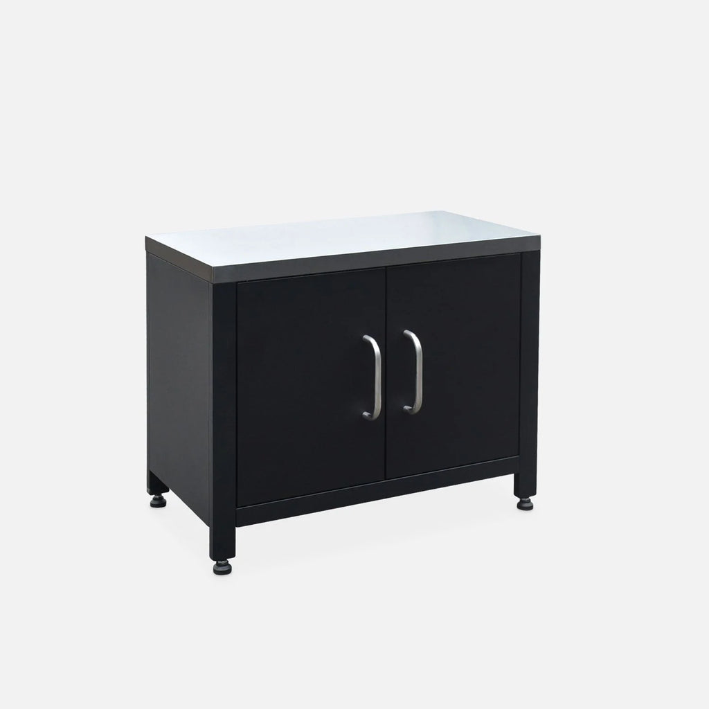 Cocina Exterior De Acero, 80cm, Negro