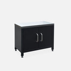 Cocina Exterior De Acero, 80cm, Negro