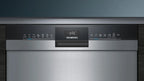 Siemens SN43ES14VE, iQ300 Lave-vaisselle intelligent, lave-vaisselle sous meuble avec tiroir à couverts, 60 cm, ouverture automatique de la porte grâce à AutoOpen dry, particulièrement silencieux avec