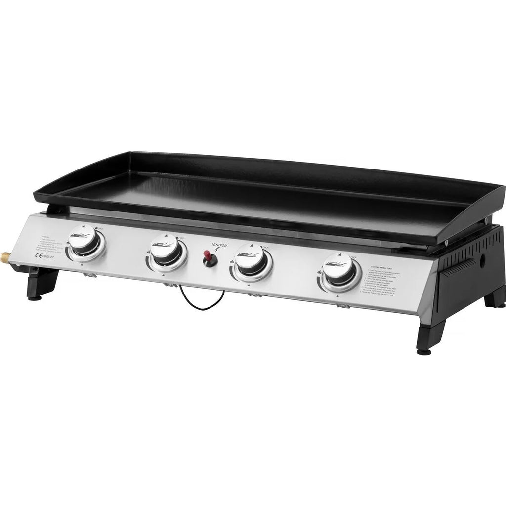 Plancha De Gas 4 Quemadores "jolly" - 10 Kw - Gris