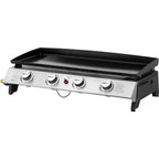 Plancha De Gas 4 Quemadores "jolly" - 10 Kw - Gris