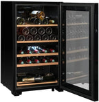 LA SOMMELIERE Cave de mise à température double zone SLS32DZBLACK 32 Bouteilles