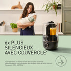 Panasonic MX-HG4401KXE Blender Chauffant, 1.2L, 800W, Chaud et Froid, 9 modes Automatiques, 10 Vitesses, Minuterie, Maintien au Chaud, Nettoyage Automatique, Noir et or Rose