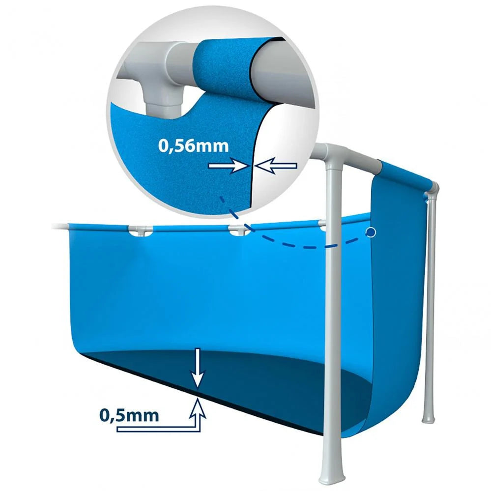 Piscina Desmontable Tubular Intex Small Frame 300x200x75 cm