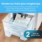 Pro Breeze Rafraîchisseur d'Air Portable 5L, Ventilateur, Humidificateur, 3 Vitesses, Oscillation Automatique, Minuterie, Télécommande - Refroidisseur d'Air par évaporation Mobile et Puissant