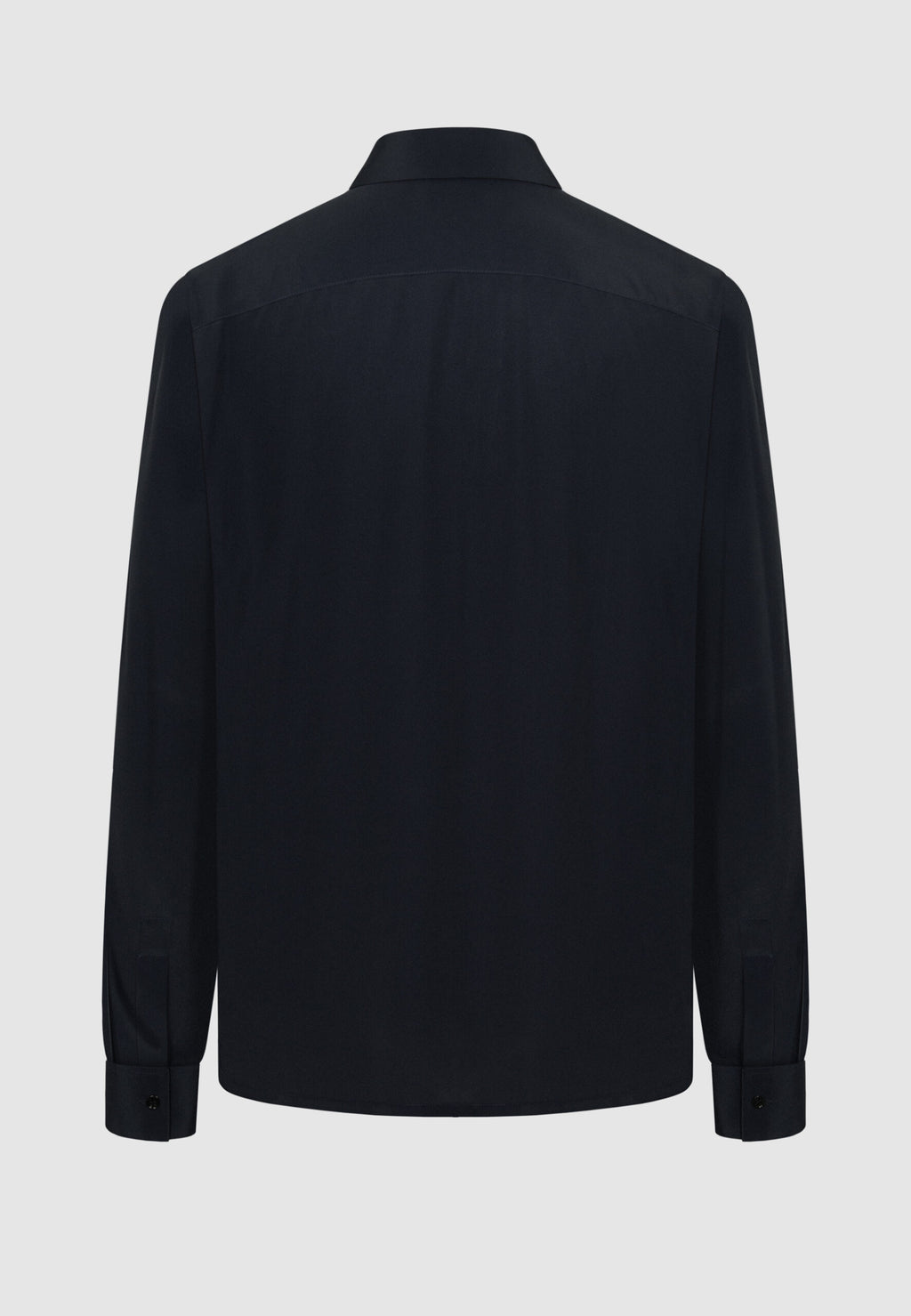 Chemise en crêpe fluide noir
