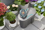 Gardena Aquabloom Solution d'arrosage Automatique Solaire avec réserve d'eau: jusqu'à 20 Plantes pour terrasse ou Balcon, arrosage Goutte à Goutte, 14 programmes d'arrosage (13301-20)