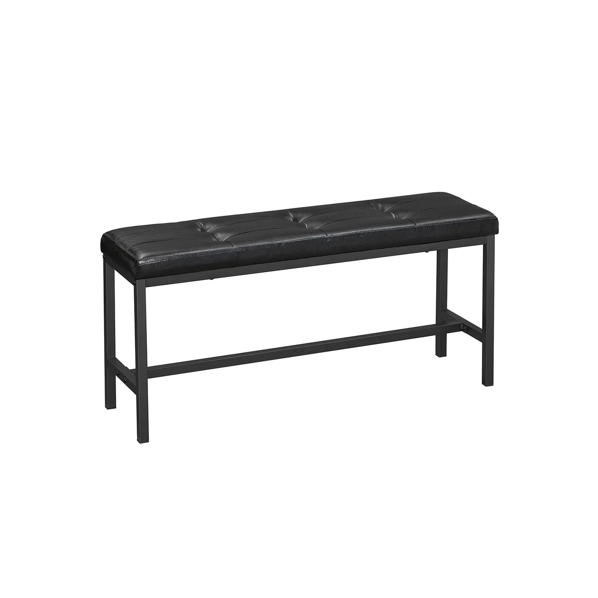 Banco Comedor Tapizado Negro