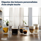 Magnifica Evo Machine a Café Grain ECAM292.81.B, Machine Expresso et Cappucino, 1.8L, 1450W, Noir