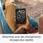 Amazon Kindle (Nouvelle génération) - Le plus léger et compact, avec écran antireflets, changements de page plus rapides et éclairage avant réglable - 16 Go - Avec publicités - Noir