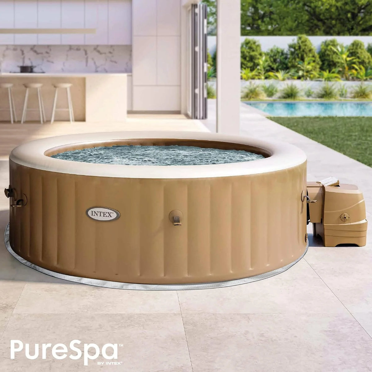 Intex Pure Spa Sahara 4 Places 28426EX Beige