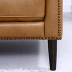 Camishia Leather Chesterfield 2 Seater Sofa