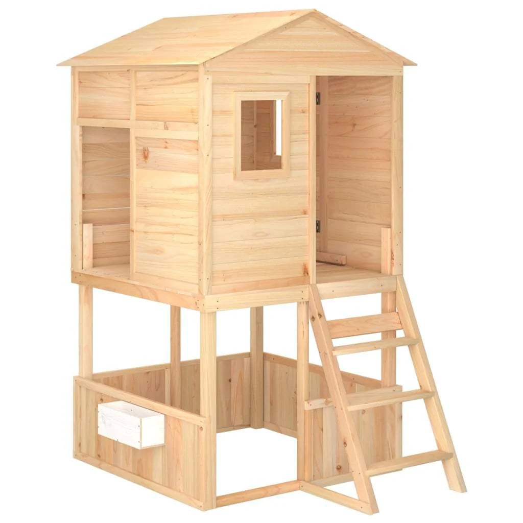 Parque Infantil De Exterior Madera Maciza De Abeto Vidaxl