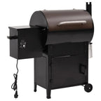 Barbacoa De Pellets Con Chimenea Hierro Negro 104 Cm Vidaxl