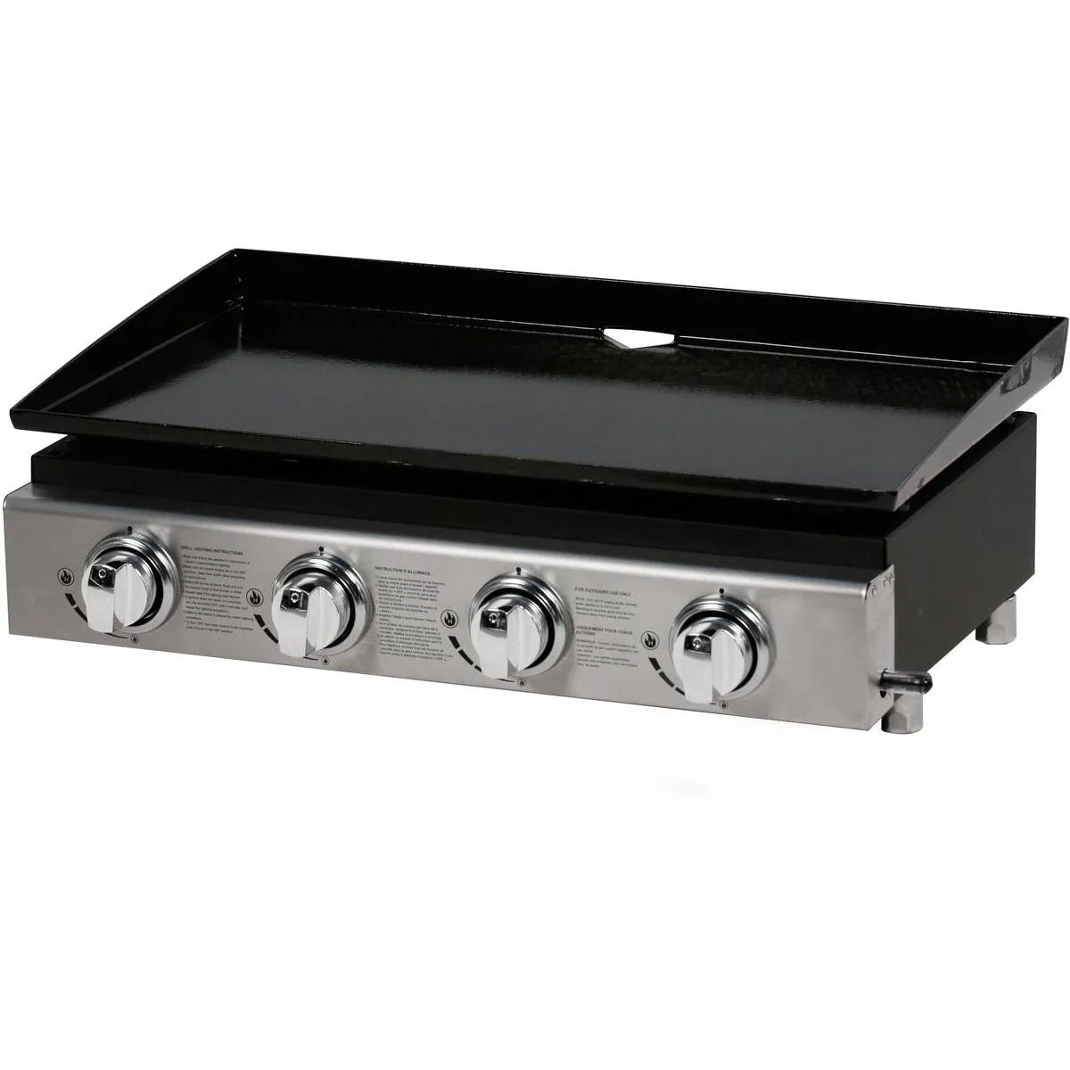 Plancha "presto 4" - 4 Quemadores -  9.7kw - Gris