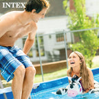 Intex Piscine Metal Frame Junior rectangulaire Tubulaire (l) 2,20 x (l) 1,50 x (h) 0,60m