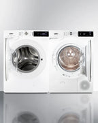 Summit 24" Washer/Heat Pump Dryer Combination Complete Laundry Station