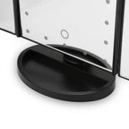 Espejo de Maquillaje Iluminado Espejo de Tocador Inteligente con Luces, 10X de Magnificación, Ajustable, 22 Luces LED