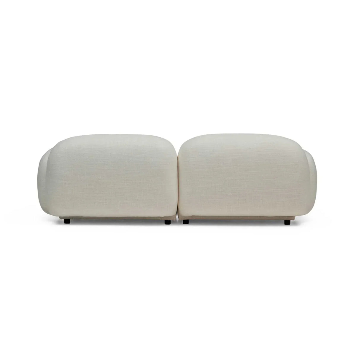 Nismaaya Oslo Modular Sofa Frosted Ivory 2 Seater with Ottoman