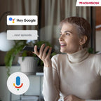 THOMSON 55 Pouces (139 cm) 4K Ultra HD Smart Android TV, Google Assistant, Wi-FI, Dolby Digital, Bluetooth, Triple-Tuner (Câble/Satellite/Antenne), HDMI, CI+, A+ Panneau – 55UA5S13 [Classe énergétique E]
