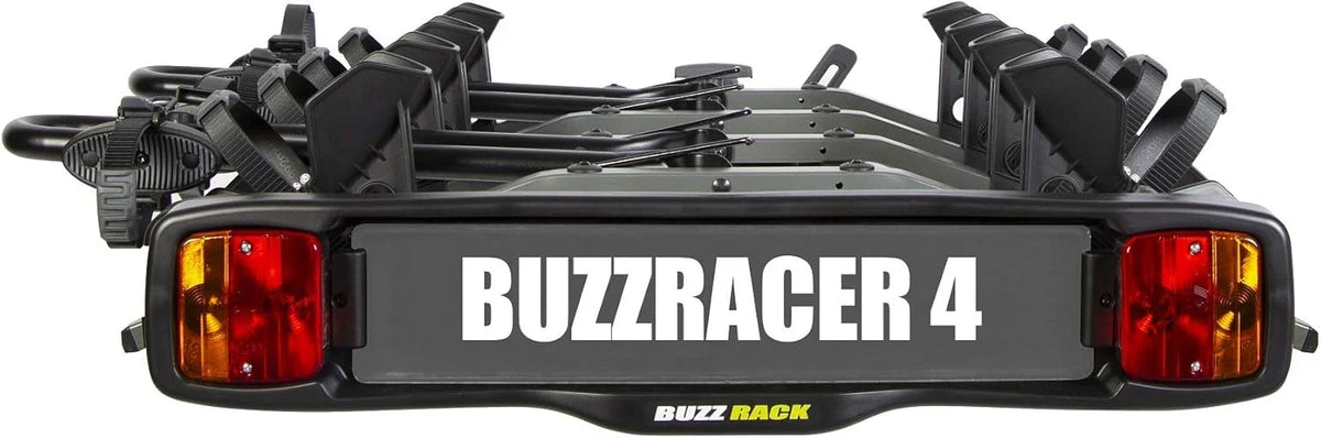 BUZZRACER 4 porte-vélos attelage plateforme, stable et facile à installer