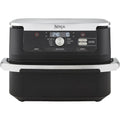 NINJA Foodi FlexDrawer Air Fryer, Dual Zone Avec Séparateur Amovible, Grand Tiroir de 10.4 L, 7-en-1, Double Zone, Sans Huile, Pièces Antiadhésives Compatibles Au Lave-Vaisselle, Noir AF500EU