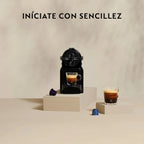 Cafetera Nespresso De'Longhi Inissia EN80.B para cápsulas Nespresso, 19 bar, apagado automático, color negro