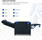 FLEXISPOT Sillón de Relax Eléctrico con Respaldo Ajustable, Reclinable de 105° a 155°, Sillon Reclinable, Sofá Relax Ergonómico Sillón para Dormitorio, Salón y Cine en casa (Gris Oscuro)