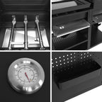 Barbacoa De Gas Vesuvio Duo - 3 Quemadores + Plancha 3 Quemadores